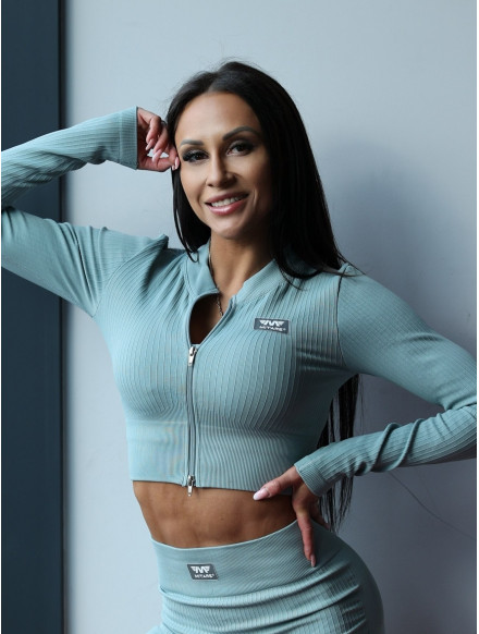 Crop top STREET COLLECTION K125 vert d'eau clair MITARE