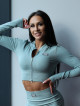 Crop top STREET COLLECTION K125 vert d'eau clair MITARE