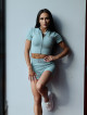 Short STREET COLLECTION K126 vert d'eau clair MITARE