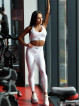 Legging gainant amincissant PUSH UP STREET COLLECTION K127 blanc MITARE