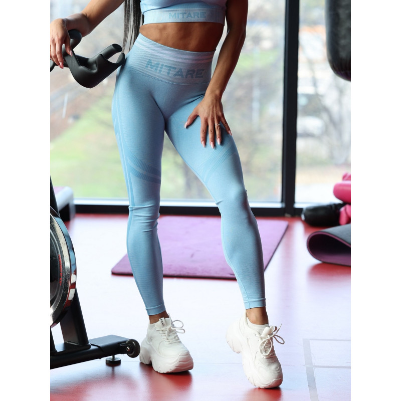 Legging sans couture SLIM PUSH UP K078 bleu MITARE