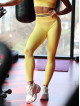 Legging sans couture SLIM PUSH UP K078 jaune MITARE