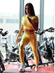 Legging sans couture SLIM PUSH UP ANGEL K078A jaune MITARE