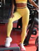Legging sans couture SLIM PUSH UP ANGEL K078A jaune MITARE