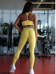 Legging sans couture SLIM PUSH UP ANGEL K078A jaune MITARE