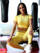 T-shirt SLIM PUSH UP K117 jaune MITARE