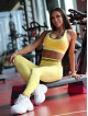 Soutien-gorge sans couture SLIM PUSH UP K079 jaune MITARE