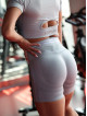 Short SLIM PUSH UP K116 gris MITARE