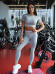 T-shirt SLIM PUSH UP K117 gris MITARE