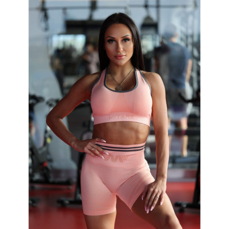 Short SLIM PUSH UP K116 saumon MITARE