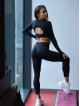 Crop top HYPNOTIZE K129 noir MITARE
