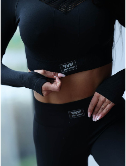 Crop top HYPNOTIZE K129 noir MITARE 2