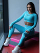 Legging gainant amincissant PUSH UP HYPNOTIZE K130 turquoise MITARE